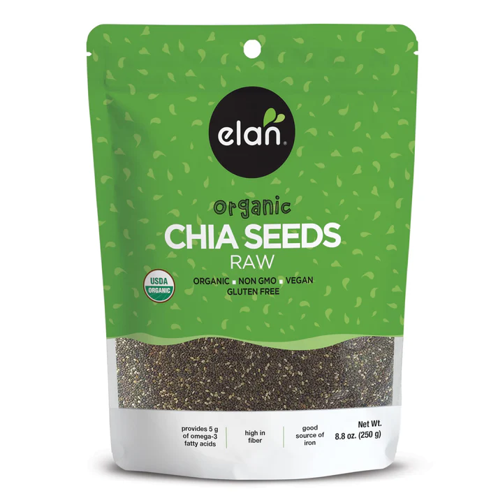 Elan Organic Raw Chia Seeds
